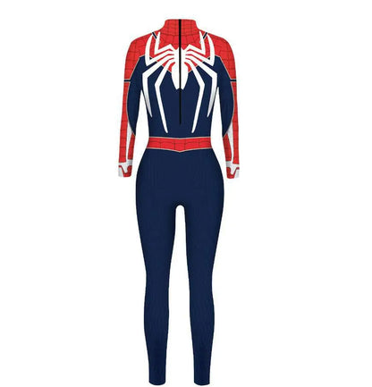 MINISO Women’s Cosplay Bodysuit – Sexy Spiderman, Iron Man & Gwen Stacy Jumpsuit for Halloween & Superhero Parties