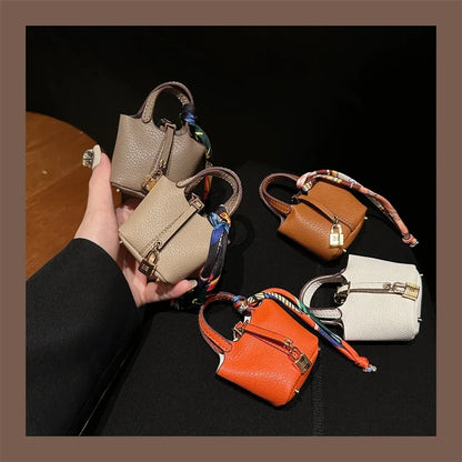 New Mini House Small Bag – Handheld Portable Bluetooth Earphone Bag, Zero Wallet, and Multifunctional Hand Rope Pouch