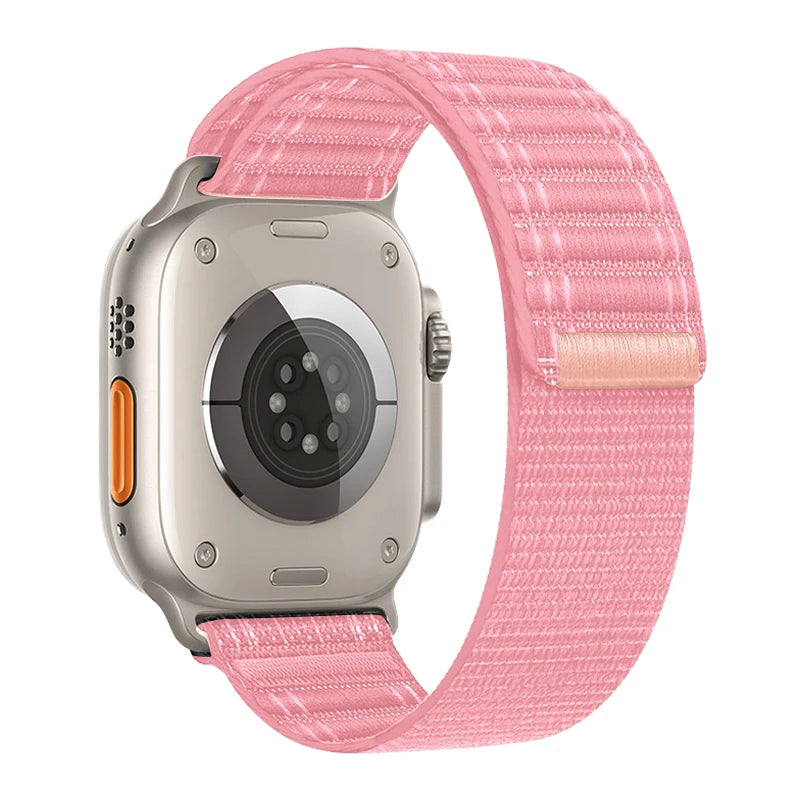 Nylon Strap for Apple Watch Band – Wave Pattern Bracelet for Ultra 2, iWatch Series 3-10, 38mm-49mm