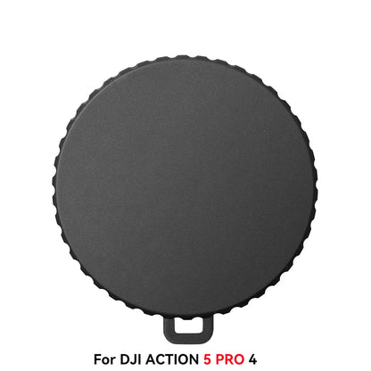 Silicone Camera Lens Dust Cover for DJI Osmo Action 4/5 Pro – Non-Slip Lens Protector with Tempered Film Accessory
