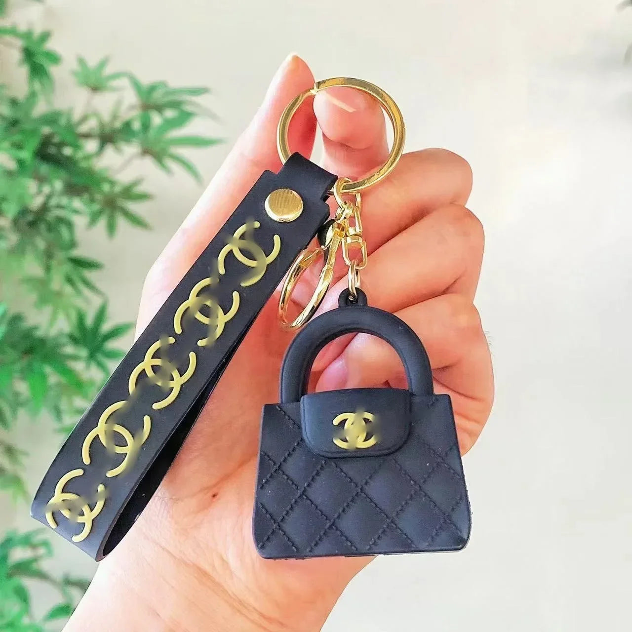 Cartoon Donkey Mini Handbag Keychain – Cute Fragrant Bag Pendant for Girls, Car Keys & Birthday Gift