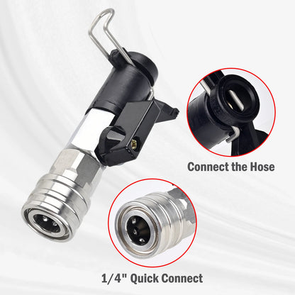 High-Pressure Washer Ball Valve Kit - 5 Spray Nozzles for Karcher, Bosch, Nilfisk & Lavor Hoses