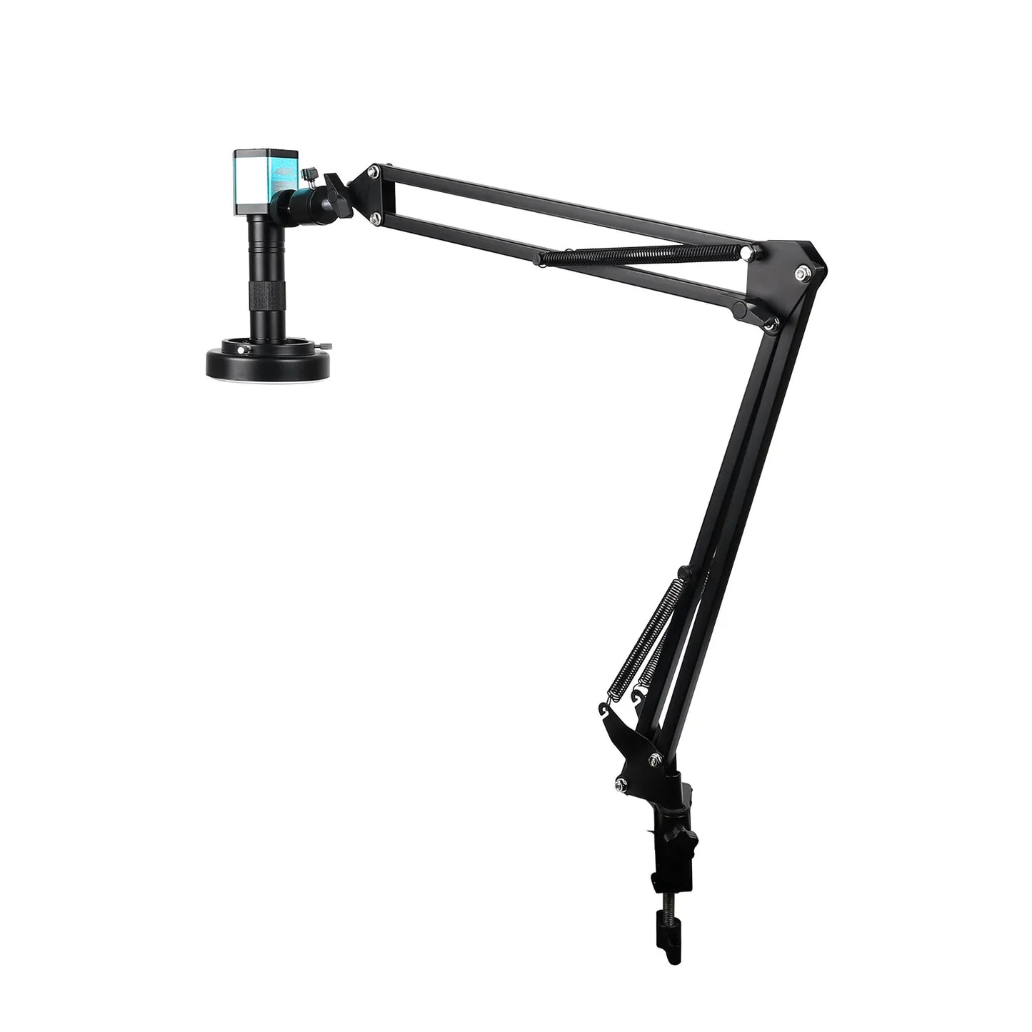 YIZHAN 4K Digital Microscope — Full HD HDMI VGA Industrial Camera with C-Mount, 150x Lens for Soldering & Phone Repair