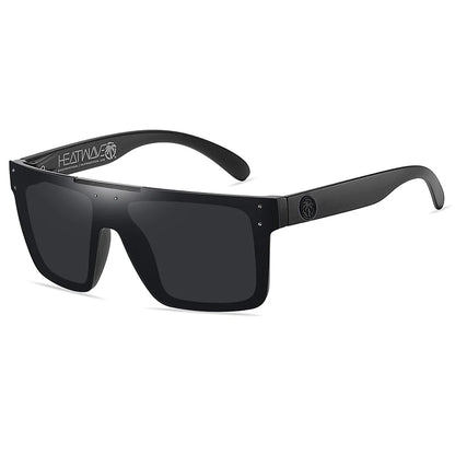 NEW Luxury Brand Mirrored Polarized Sunglasses — Men’s Sport Goggles with UV400 Protection & Case