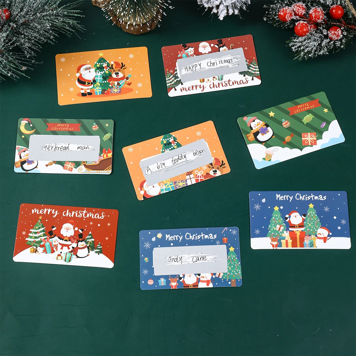 Christmas Scratch Cards 2025 — DIY Merry Xmas Decorations & Surprise Gifts for Home, Navidad & New Year 2026