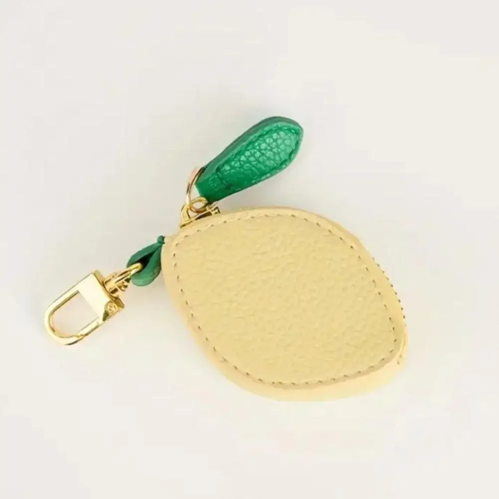 Mini Cherry & Strawberry Coin Purse – Cute PU Leather Keychain Bag for Earphones and Small Storage, Korean Style