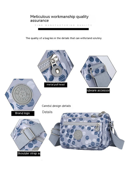 Women’s Nylon Oblique Crossbody Bag – Fashionable Shoulder & Mother Bag