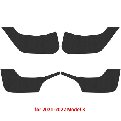 Tesla Model 3/Y Car Door Anti-Kick Pad – Protective Door Panel Mat, Anti-Stepping & Anti-Dirt Accessory