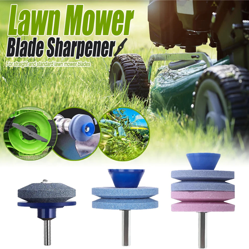 Lawn Mower Blade Sharpening Stone - Metal Grinding Tool for Knife Sharpening, Polishing & Drill Grinder Refitting