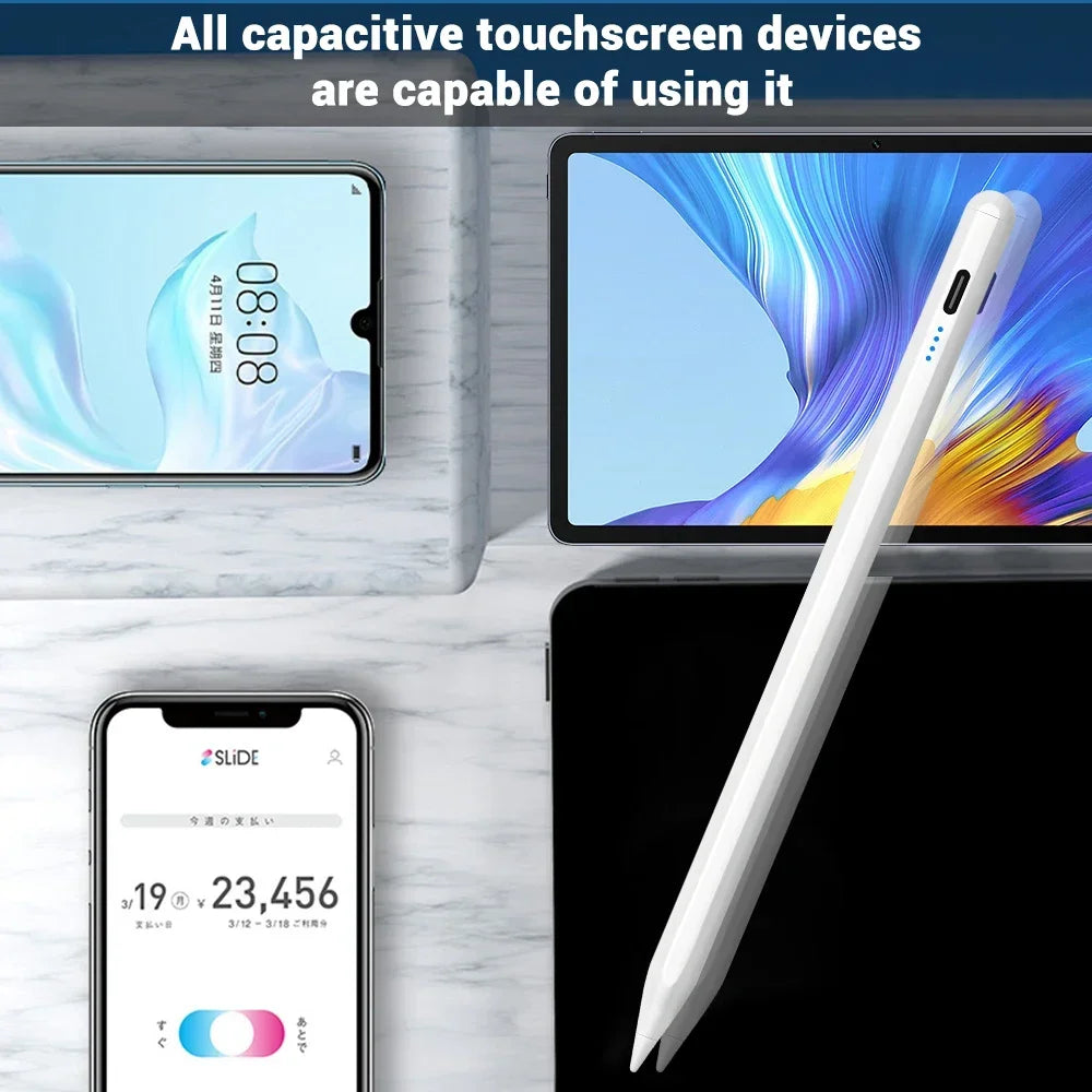 Universal Stylus Pen for Tablet – Touch Pen Compatible with iPad, Huawei, Lenovo, Samsung, Xiaomi, Redmi, Honor, Oppo, Vivo – Includes Protective Box