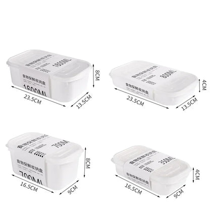 Food Grade Refrigerator Storage Box - Plastic Fresh-Keeping Container with Lid for Fruit and Frozen Food Sealing