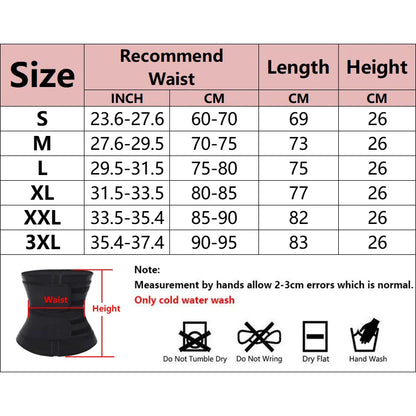 CXZD Women’s Sauna Waist Trainer Belt - Neoprene Slimming Girdle Body Shaper for Fitness, Sweat & Waist Sculpting