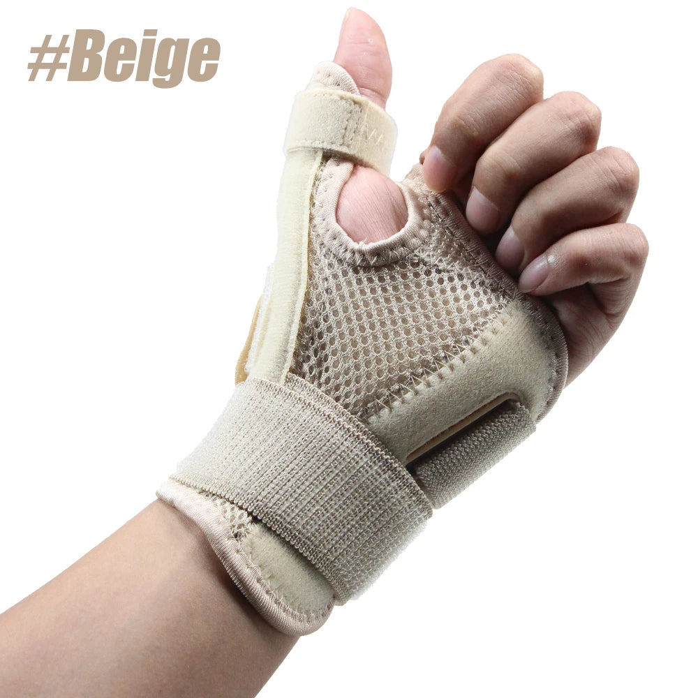 Adjustable Thumb Spica Splint - Thumb Stabilizer Wrist Brace Support for Carpal Tunnel, Arthritis & Tenosynovitis