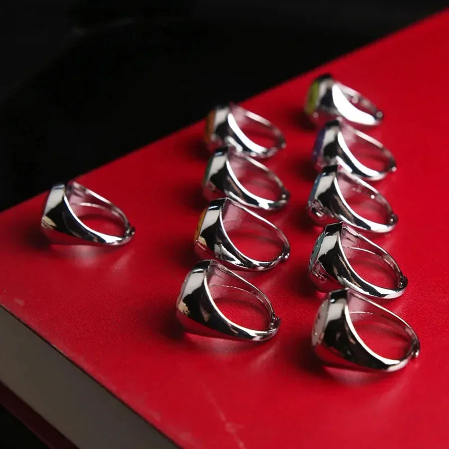 10PCS Bandai Naruto Akatsuki Rings — Itachi Anime Figure Cosplay Accessories, Jewelry & Toys for Boys & Kids Gifts