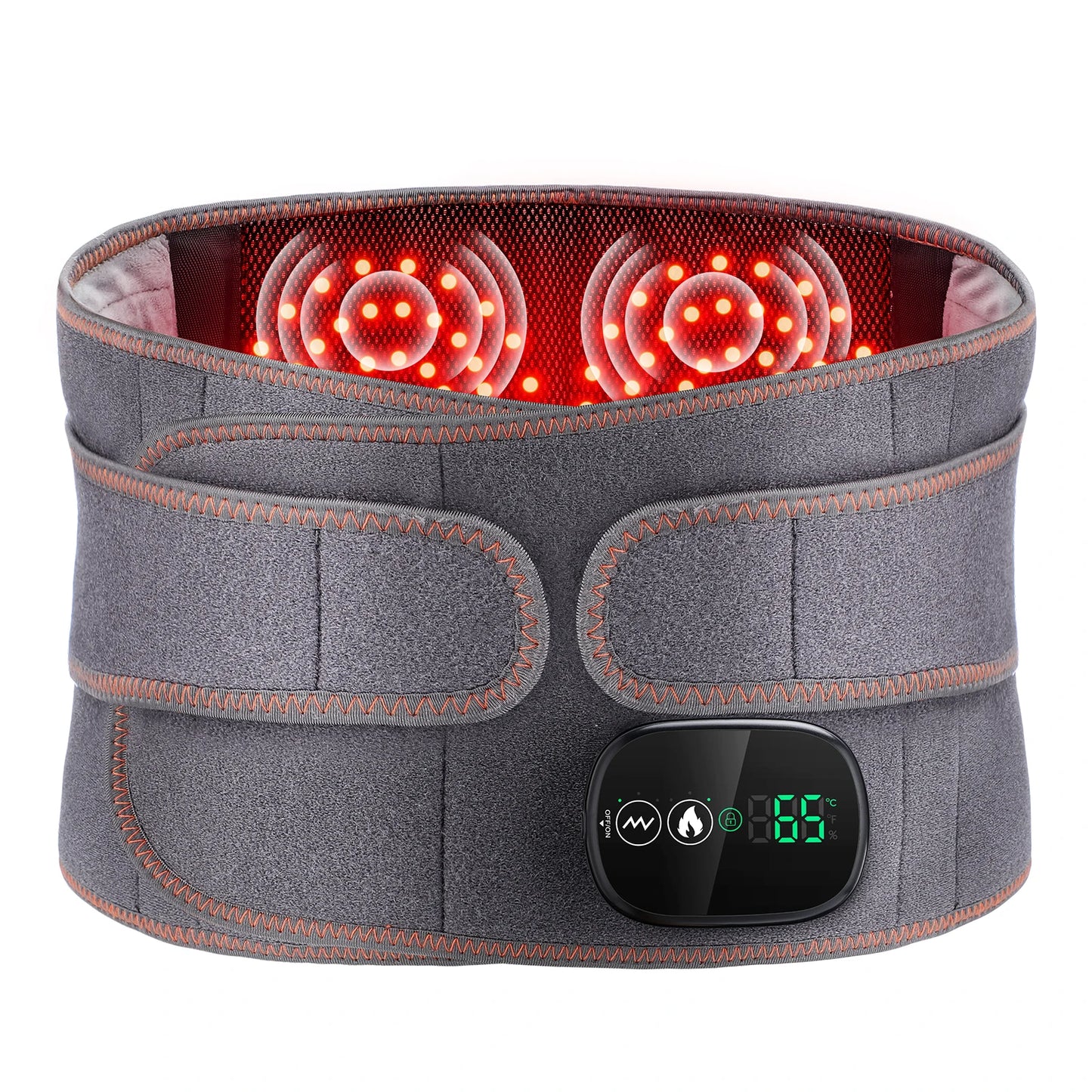 Heating Waist Massager Belt — Vibration & Inflatable Back Pad for Relaxation and Pain Relief