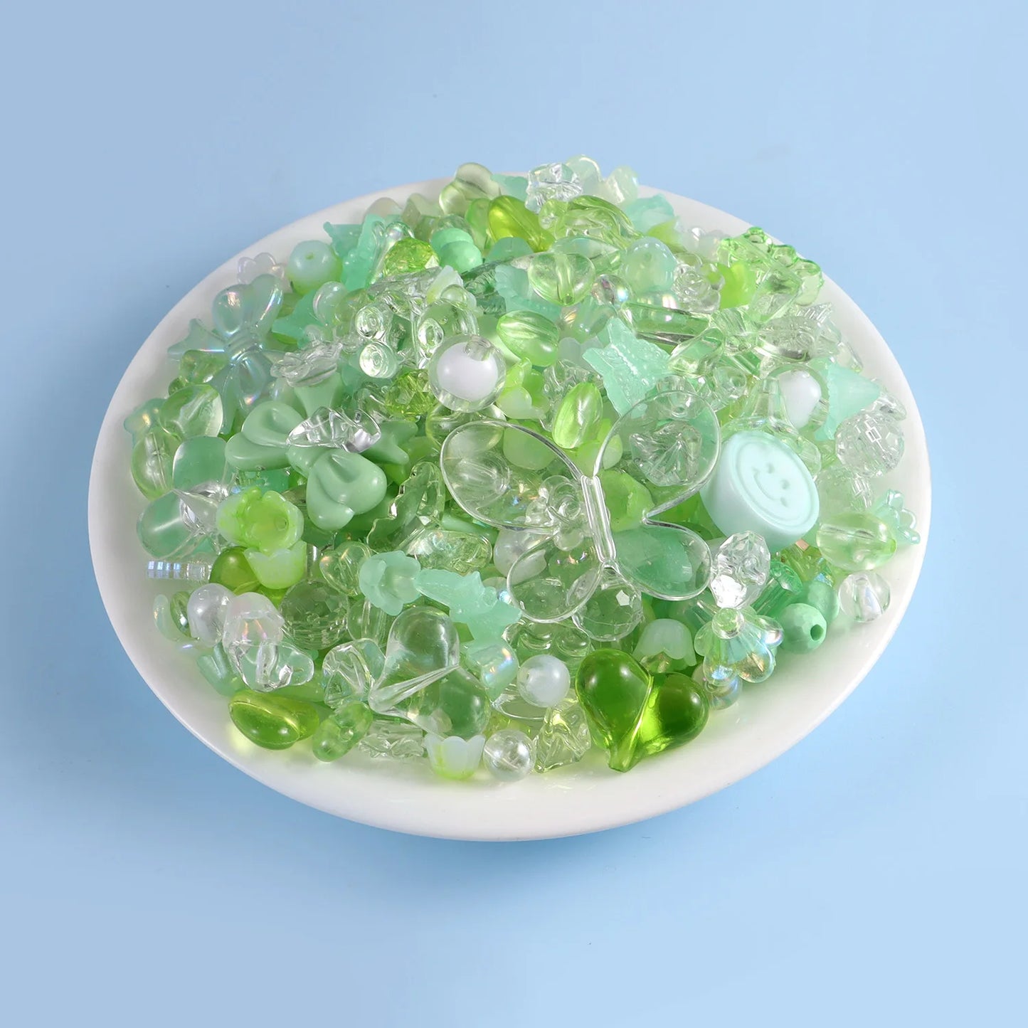 Candy Color Acrylic Beads - Mixed Style DIY Beads for Handmade Bracelets, Phone Chains & Jewelry Making