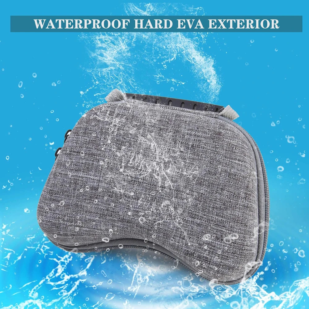 Universal Game Controller Storage Bag – EVA Hard Shell Protective Case for Xbox & PS5 Controllers