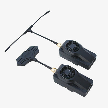 EMAX Aeris Link ExpressLRS ELRS Micro TX Module - 2.4G/915MHz Transmitter with OLED Screen & Cooling Fan for RC FPV Drones