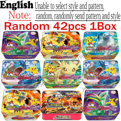 Pokémon Mega Evolution 42-Piece Card Set - Lost Origin Battle Cards, Anime Trading Card Box & Kids’ Collectible Game Toys