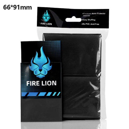 100PCS Matte Card Sleeves 66x91mm — Frosted Trading Card Protectors for MTG & TCG Game Cards