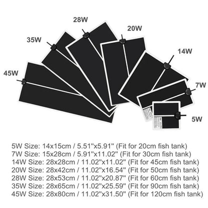 Adjustable 5-45W Terrarium Heat Mat for Reptiles with Temperature Controller - Climbing Pet Heating Pad