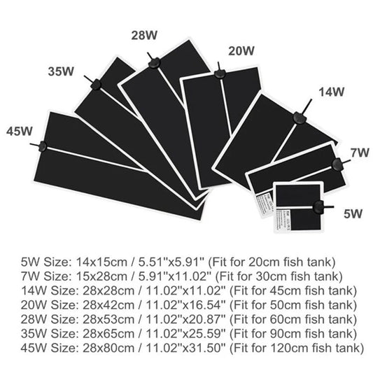 Adjustable 5-45W Terrarium Heat Mat for Reptiles with Temperature Controller - Climbing Pet Heating Pad