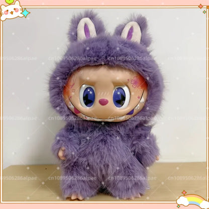 38cm Labubu Zimomo Angel Vinyl Figure – Creative DIY Monster Pendant Toy Gift