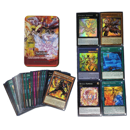 Yu-Gi-Oh! Kaiba Pack 3 Card Deck - English TCG Holographic Blue-Eyes White Dragon Cards with Tin Box