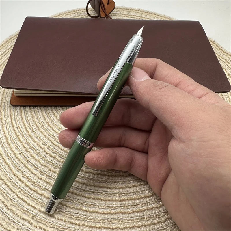 Jinhao 10 Limited Edition Gradient Fountain Pen — Retractable Press, EF/F Nib with Ink Converter, Writing Gift Pen