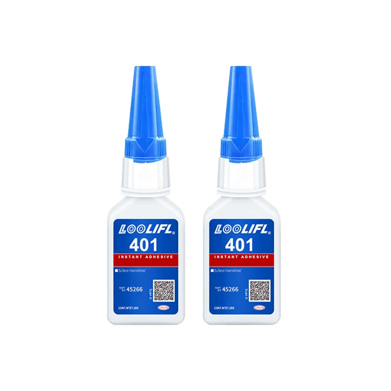 Upgraded 401 Super Cyanoacrylate Glue – Instant 5-Second Drying, Waterproof & Versatile Strong Adhesive