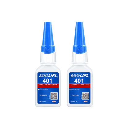 Upgraded 401 Super Cyanoacrylate Glue – Instant 5-Second Drying, Waterproof & Versatile Strong Adhesive