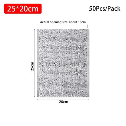 Aluminum Foil Insulated Cooler Bag – Folding Thermal Food & Drink Carrier for Picnic, Delivery & Portable Storage