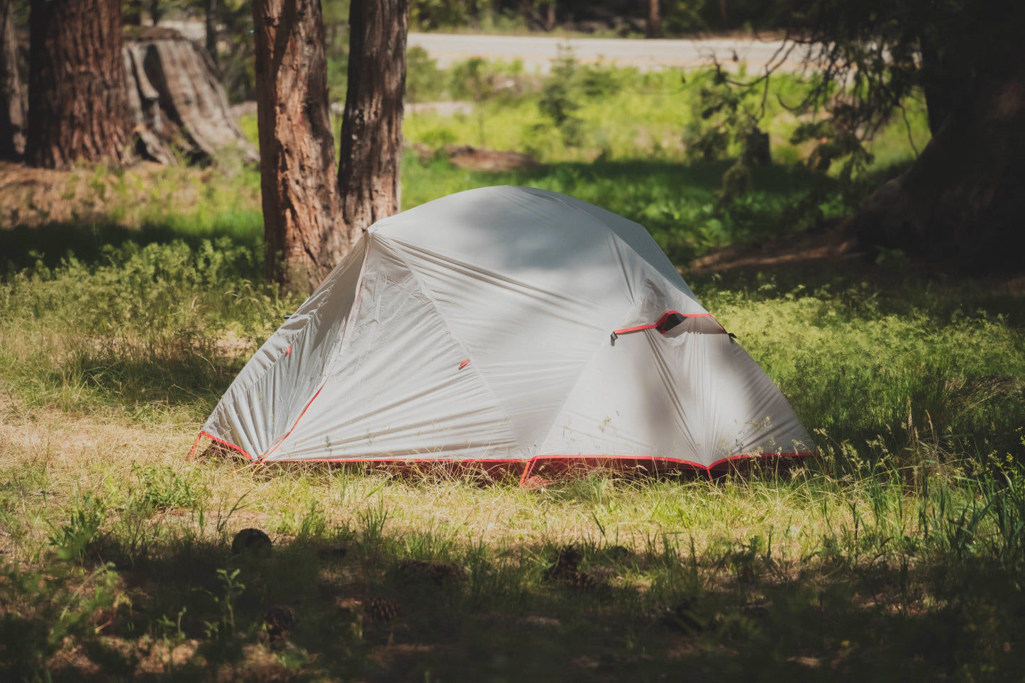 BISINNA 2-Person Ultralight Camping Tent – 20D 380T Nylon, Double Layer Waterproof Backpacking Tent for Hiking & Travel with Free Mat