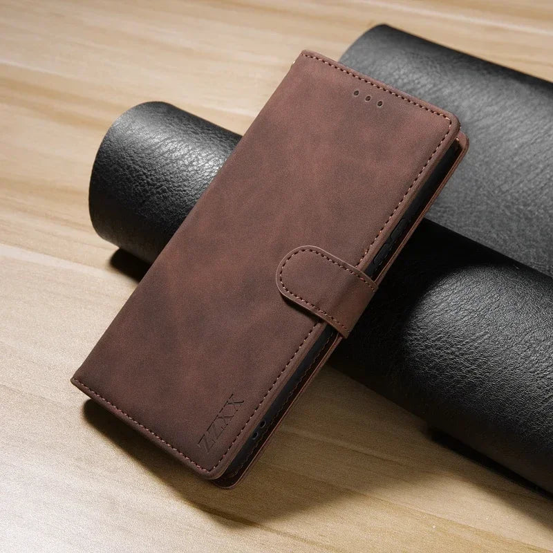Wallet Card Slot Flip Leather Case for Samsung Galaxy A05s A07 A13 A14 A15 A16 A17 A26 A34 A35 A36 A52 A53 A54 A55 A56 A71 - Protective Phone Cover