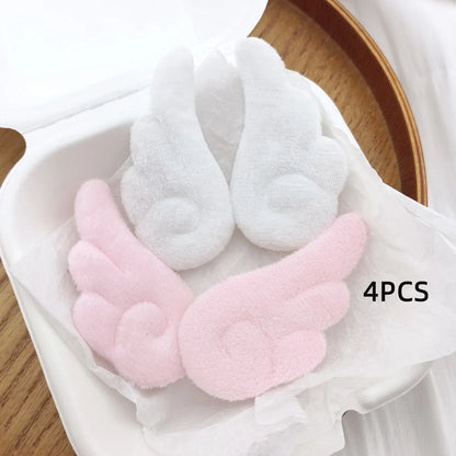 Angel Wing Plush Hair Clips - Cute 5cm Hairpin Barrettes for Girls Sweet Style Headwear & Accessories