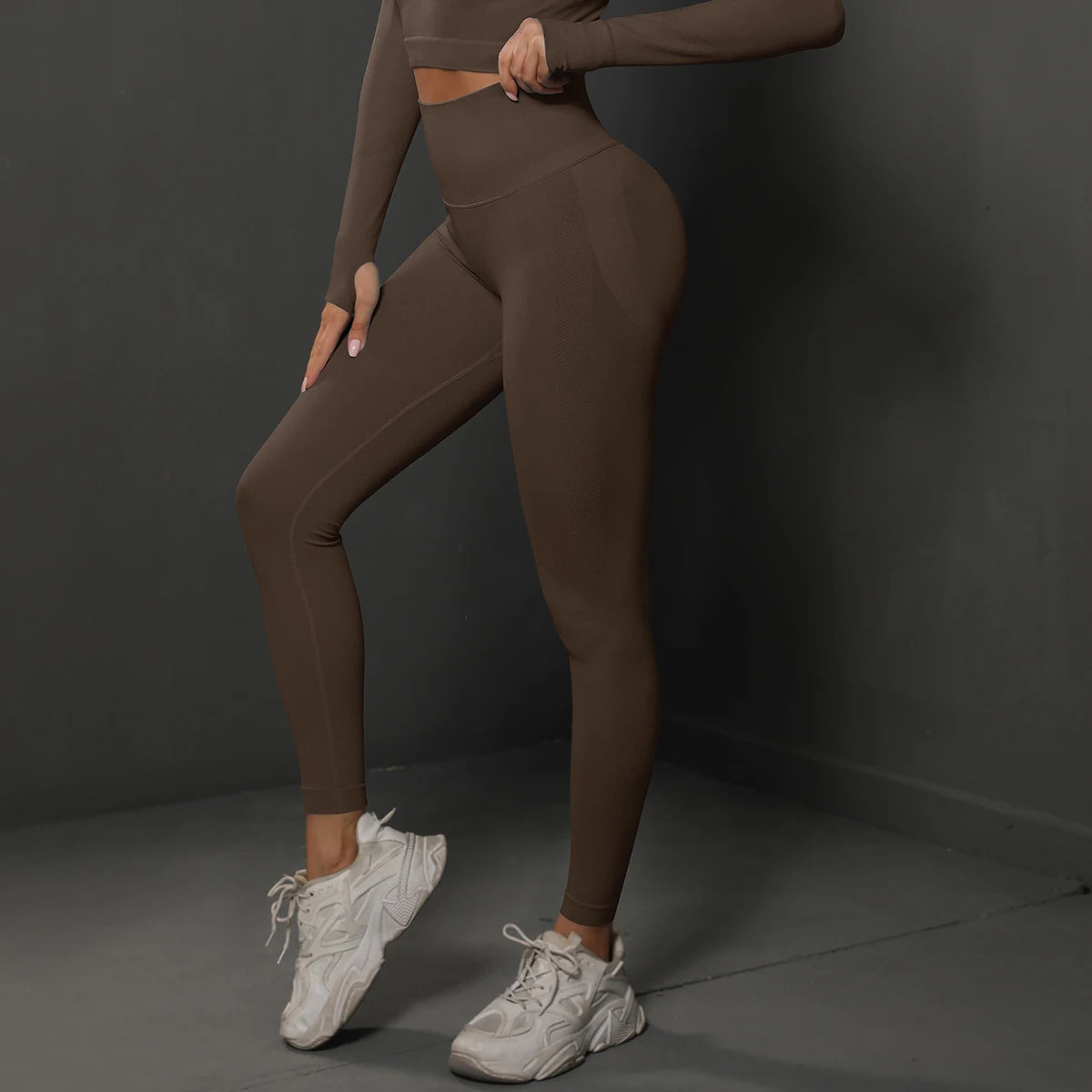 Women’s Seamless Gym Leggings – High-Waist Booty-Lifting Yoga & Fitness Pants, Sexy Sportswear
