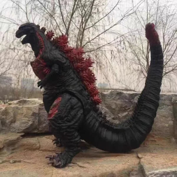 24cm Godzilla King of Monsters Action Figure – Mechanical Red Lotus Planet Collectible Toy, Birthday Gift for Kids
