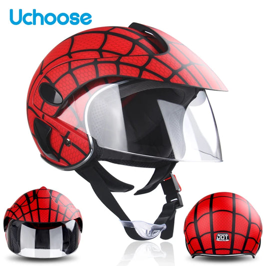 Child Motorcycle Helmet (3-9 Years) – ABS Unisex Safety Motocross & ATV Cross Helmet for Bicycle & Downhill Riding