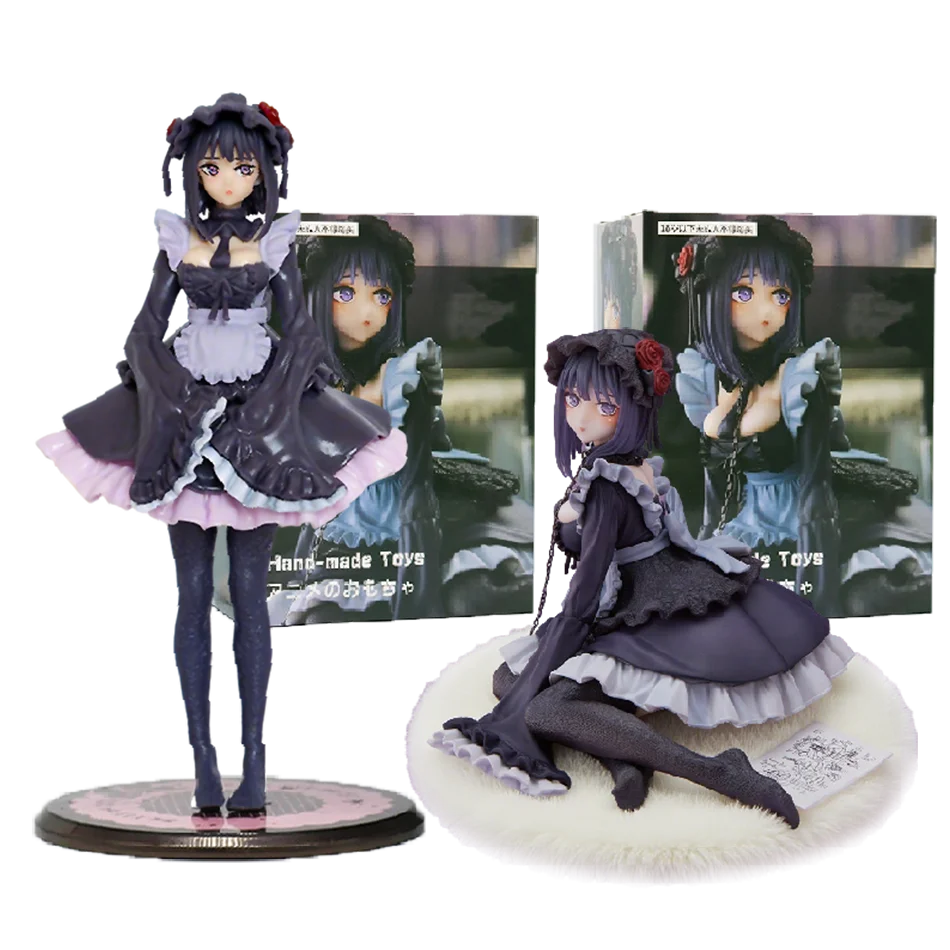 My Dress-Up Darling Anime Figures – Kitagawa Marin & Shizuku Kuroe Black Maid Outfit Action Figurines, Collectible Model