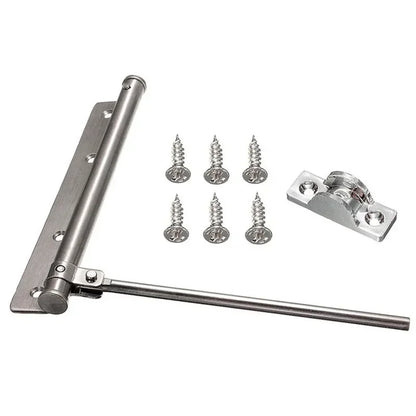 Adjustable Door Closer - Aluminum Alloy Automatic Spring Soft Close, Fire-Proof Heavy Duty Hardware
