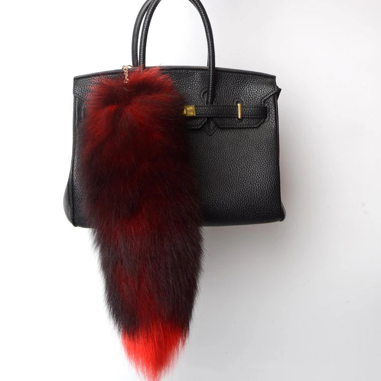 Cute Fluffy Bunny Fur Keychain – Plush Pom Pom Bag Charm and Car Key Ring with Hair Bow
