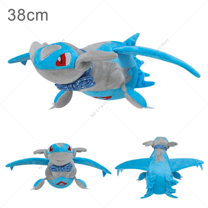 12-Style Cartoon Plush Toys – Metagross, Lunala, Kyogre & More Anime Stuffed Dolls for Kids