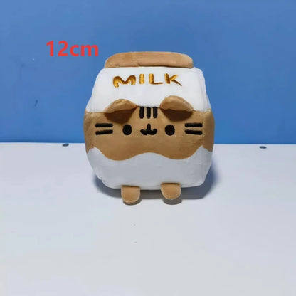 Kawaii Angel Cat Plush Toy - Cute Donut, Unicorn, Potato Chip, Ice Cream, and Pizza Stuffed Animal Doll for Children’s Gifts