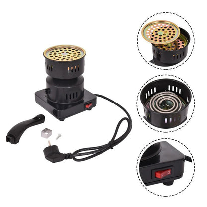 Electric Charcoal Burner Stove – Portable Coal Heater and Shisha Hookah Lighter for BBQ and Party Use