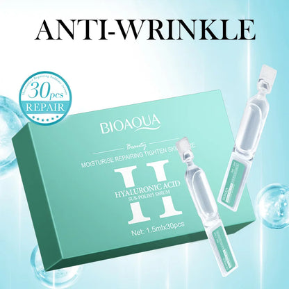 30pcs BIOAQUA Retinol Vitamin C Hyaluronic Acid Serum — Moisturizing, Firming, Hydrating Facial Essence for Skin Care