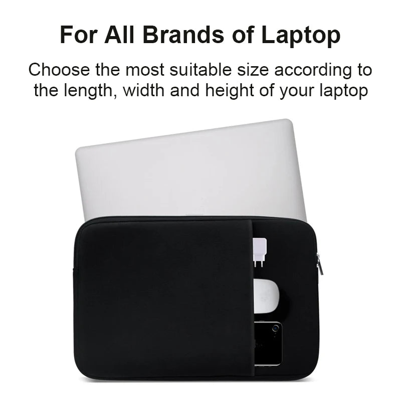 Laptop Bag Case - Protective Notebook Sleeve for MacBook Air Pro 13-15.6 Inch, Lenovo, Dell, HP & Xiaomi Computers
