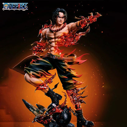 One Piece Ace Anime Figure — Portgas D. Ace PVC Action Statue, Collectible Desk Decoration Toy, Birthday Gift