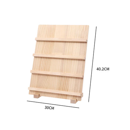 Wood Earring Display Stand – Jewelry Holder & Earring Card Organizer