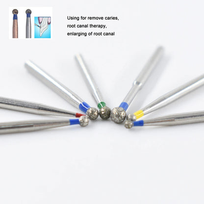 5pcs FG Dia 1.6mm Dental Drills – High-Speed Handpiece Diamond Burs for Teeth Whitening