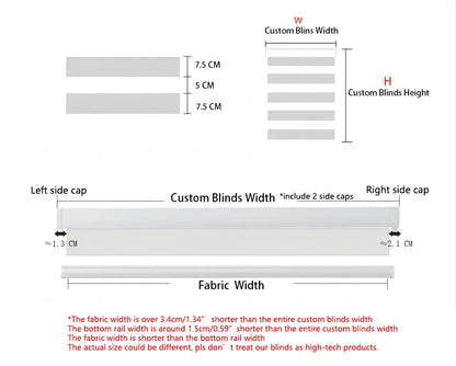 Decopedia Custom Made Zebra Blinds – Motorized Roller Blackout Day & Night Window Blinds for Sliding Doors
